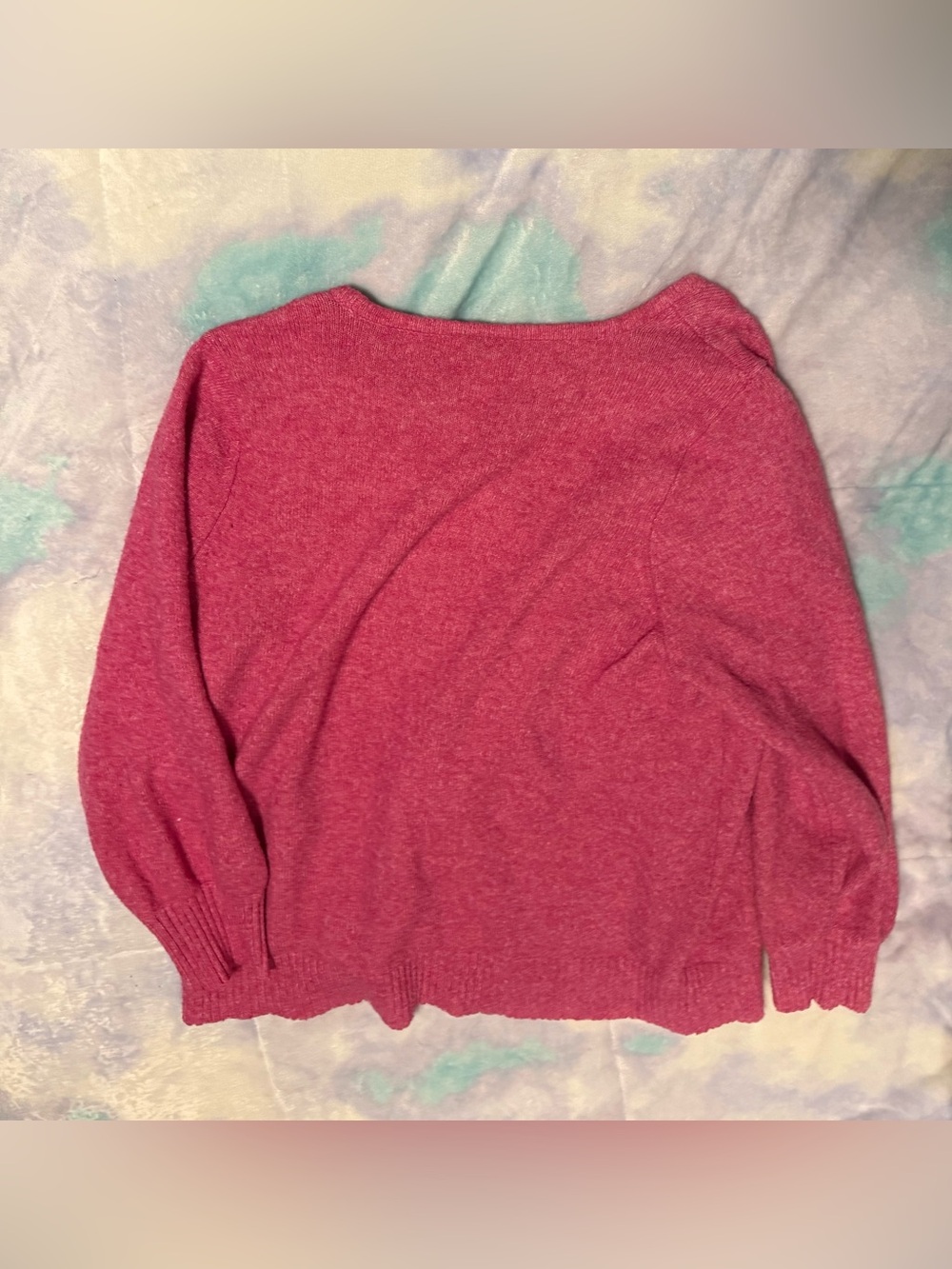 torrid Pink V-Neck Pullover Sweater - Picture 3 of 3